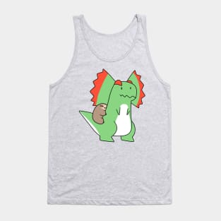 Dilophosaurus and Sloth Tank Top